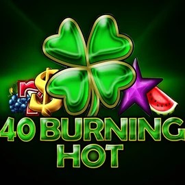 Logo of 40 Burning Hot from Amusnet Interactive at Casino Prestige