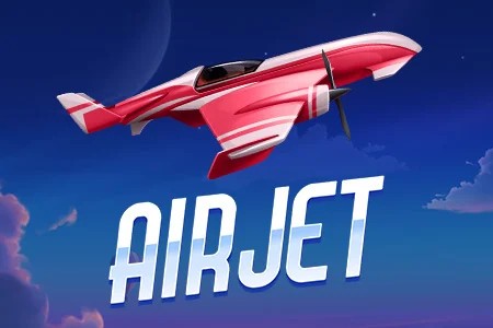 Logo of Air Jet from 100HP Gaming at Casino Prestige