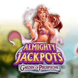 Almighty Jackpots: Garden of Persephone online game logo by Novomatic on casinoprestiges.fr