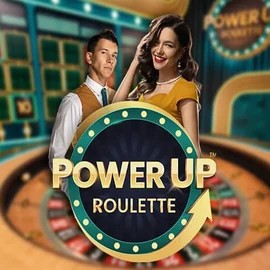 PowerUP Roulette logo by Pragmatic Play Casino Prestige