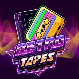 Retro Tapes slot logo by Push Gaming at Casino PrestigeRetro Tapes